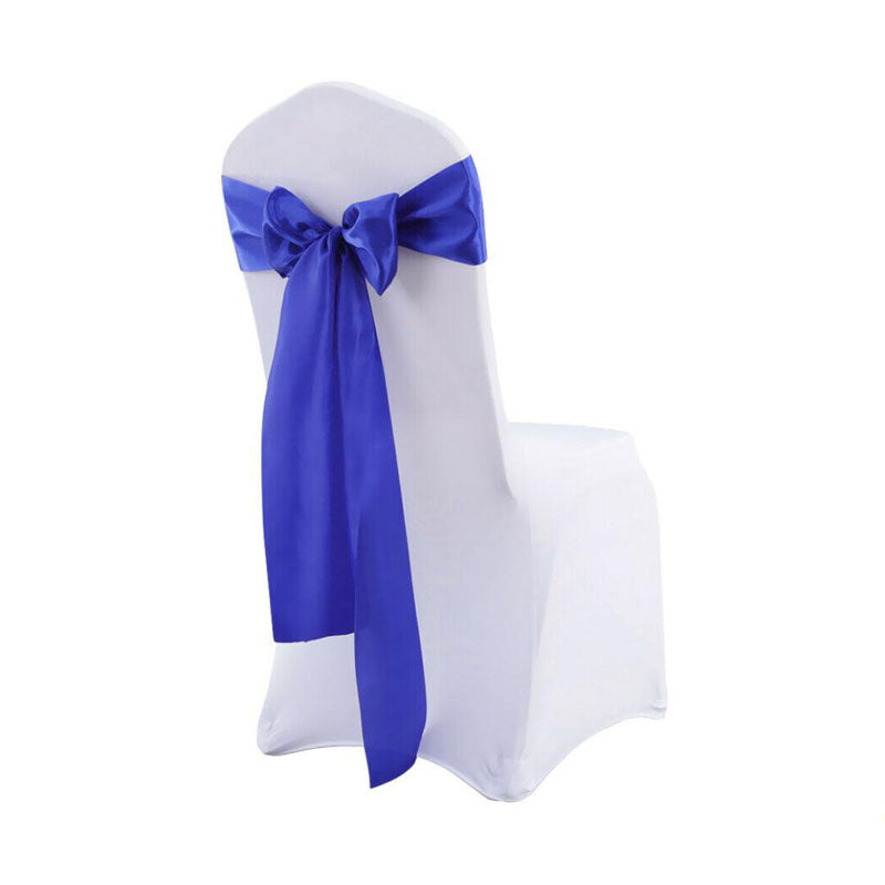 Satin Chair Sashes Cloth Cover Wedding Party Event- Light Blue-20Pcs
