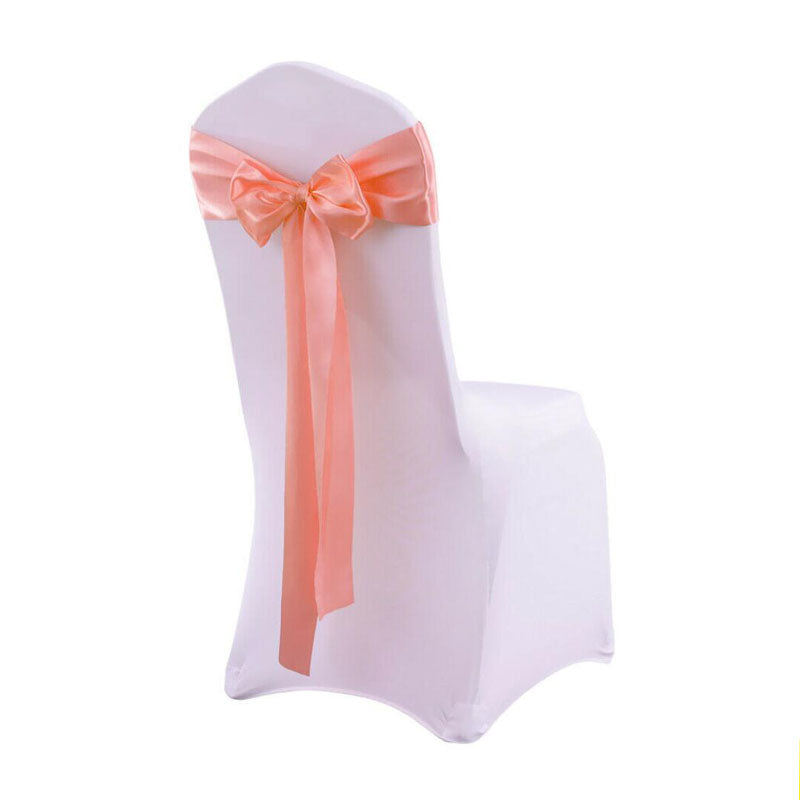 Satin Chair Sashes Cloth Cover Wedding Party Event- Light Blue-20Pcs