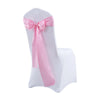 Satin Chair Sashes Cloth Cover Wedding Party Event- Light Blue-20Pcs