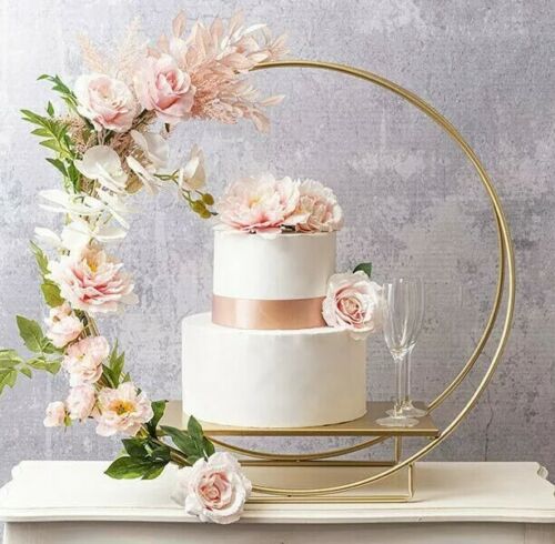 Double Hoop Cake Stand Table Holder Centrepiece Wedding Party Events