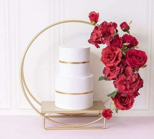 Double Hoop Cake Stand Table Holder Centrepiece Wedding Party Events