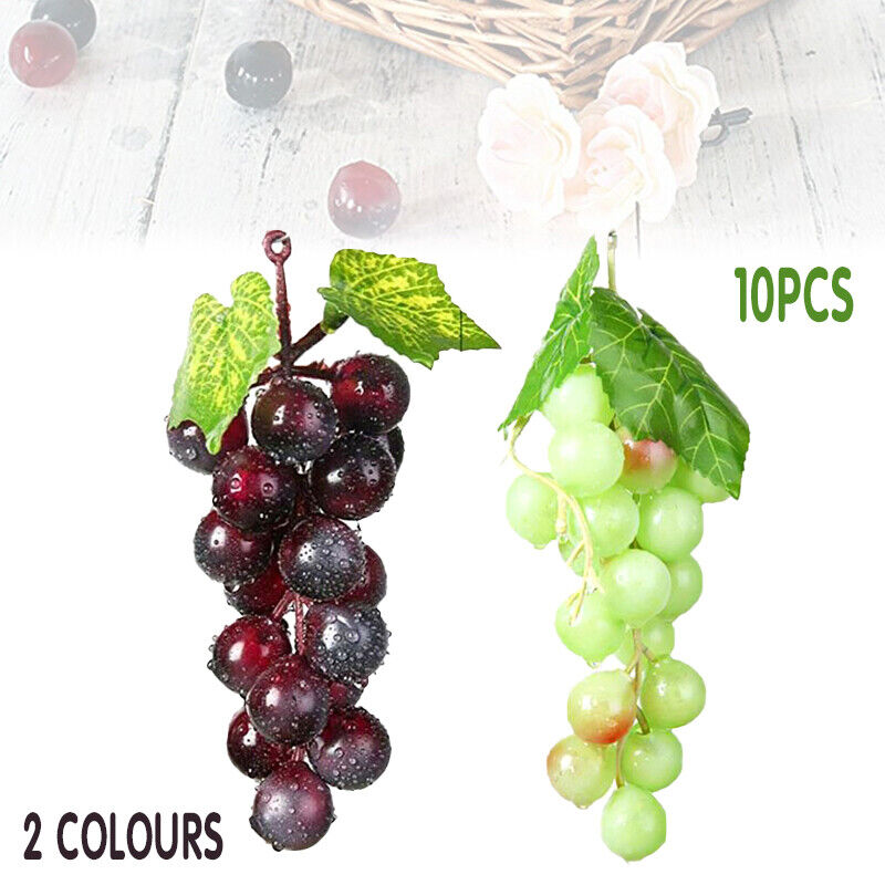 10PCS Artificial Grapes Fruits Props Party Wedding Decor