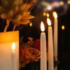 6Pcs Battery Operated LED Flameless Flickering Taper Candle