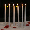 6Pcs Battery Operated LED Flameless Flickering Taper Candle