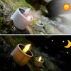 6PCS Waterproof Solar Powered LED Candle Light Tea Lights