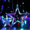 Star Moon Fairy Light LED Curtain String Xmas Wedding Party