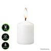 4cm x 5cm Votive Candles Home Décor Party Wedding - 24PCS