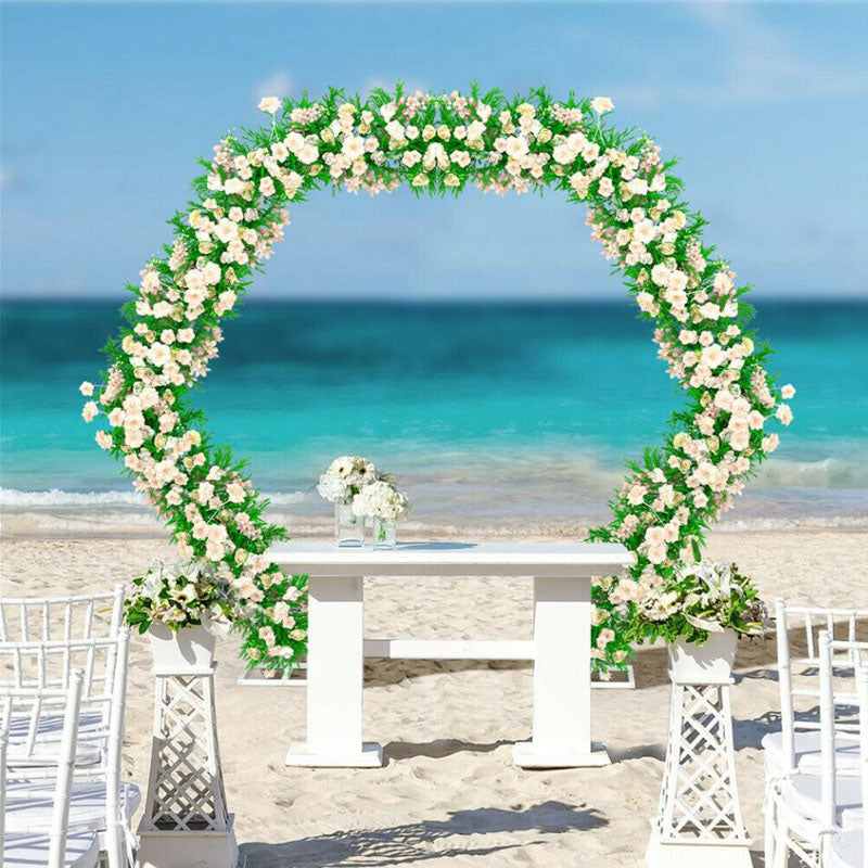 2.2M Metal Hexagon Arch Wedding Backdrop Stand Party Decoration