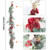 1.8m Wedding Rose Garland Floral Vines Table Runner for Centerpieces