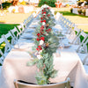 2.7m Wedding Rose Garland Floral Vines Table Runner Centerpieces