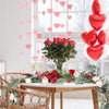 1.8m Wedding Rose Garland Floral Vines Table Runner for Centerpieces