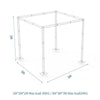 3Mx3M Wedding Canopy Chuppah Mandap Hardware Kit Backdrop Stand