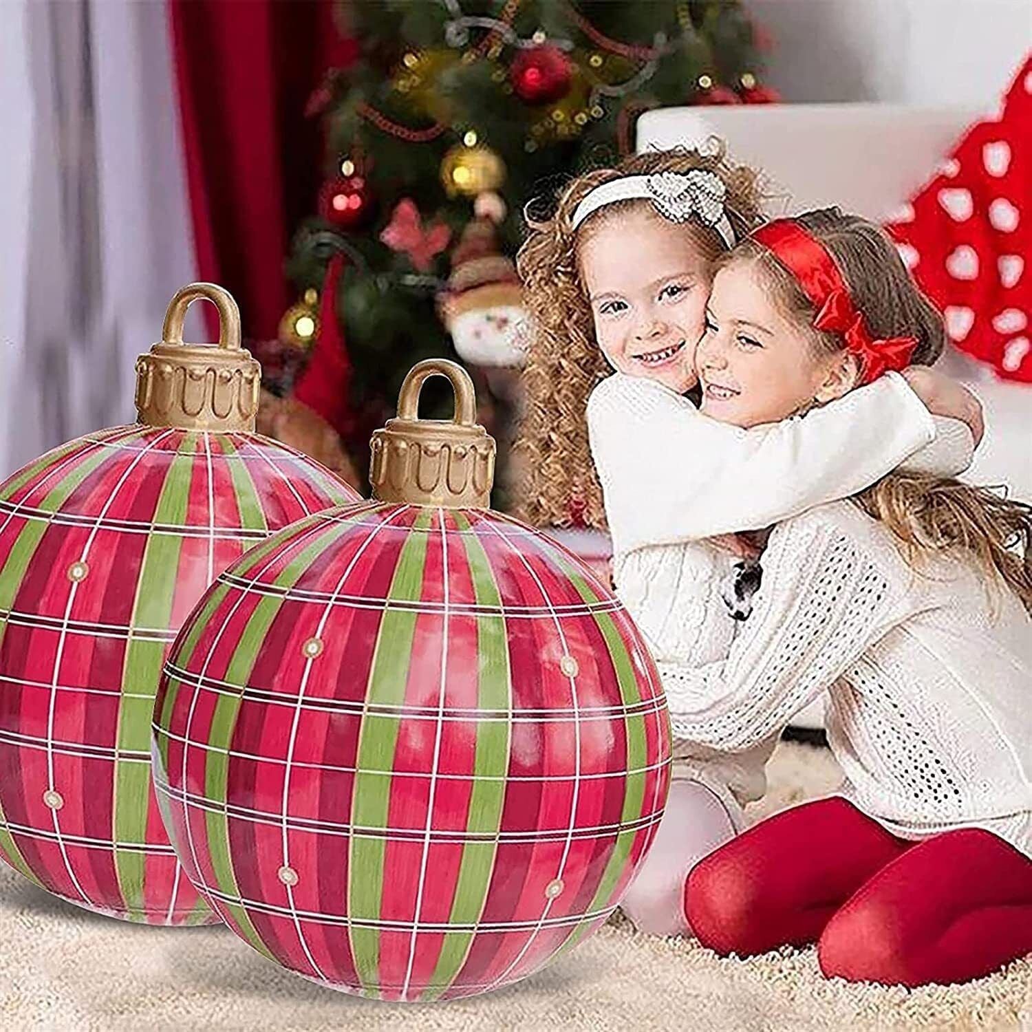 Outdoor PVC Inflatable Ball Xmas Christmas Ball - 60CM