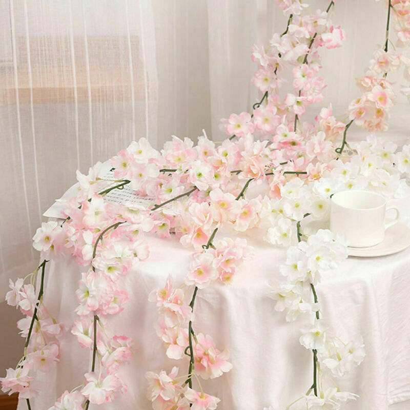 1.8M Artificial Cherry Blossom Flower - 4PCS