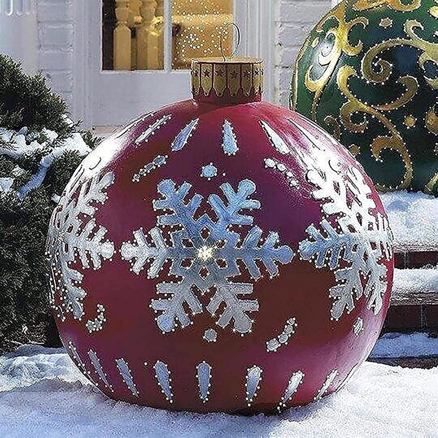 Outdoor PVC Inflatable Ball Xmas Christmas Ball - 60CM
