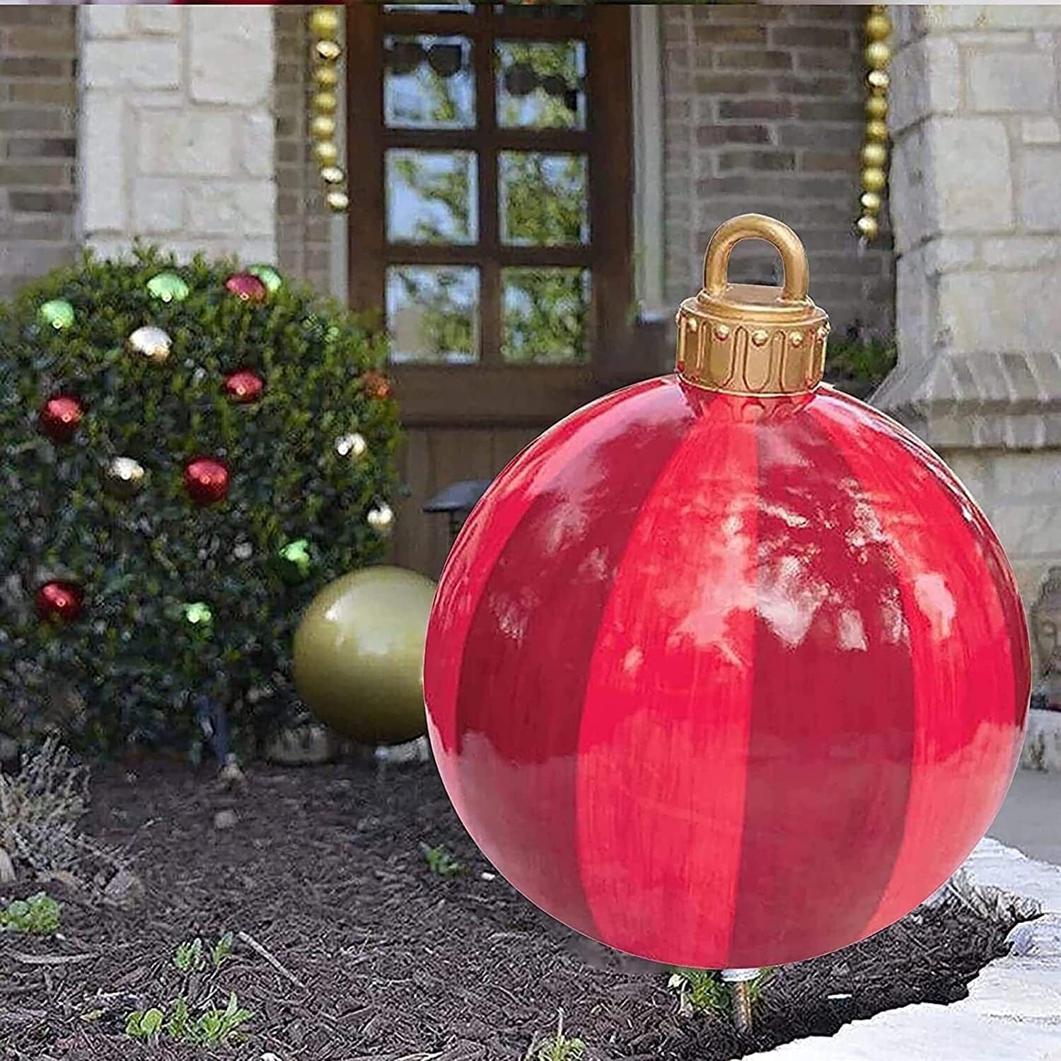 Outdoor PVC Inflatable Ball Xmas Christmas Ball - 60CM