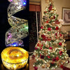 50 LED 5M Ribbon Bow Lights Christmas Tree Fairy String Lights