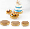 3X Round Cake Stand Set Metal Cupcake Holder