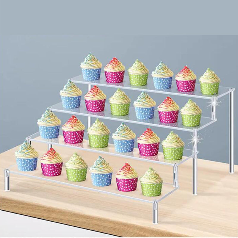 4 Tier Acrylic Cupcake Dessert Display Stand