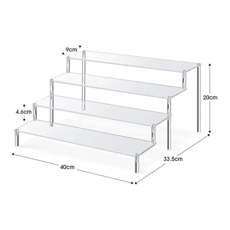 4 Tier Acrylic Cupcake Dessert Display Stand