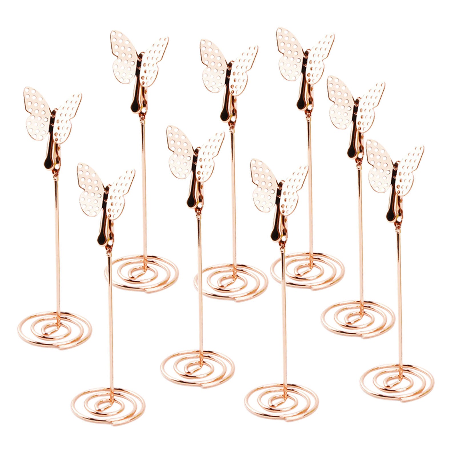 10pcs Menu With Clips Name Place Card Holder Wedding Party Favors