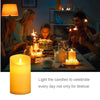 3PCS Flameless LED Candle Moving Dancing Wick Candles  Wedding Event