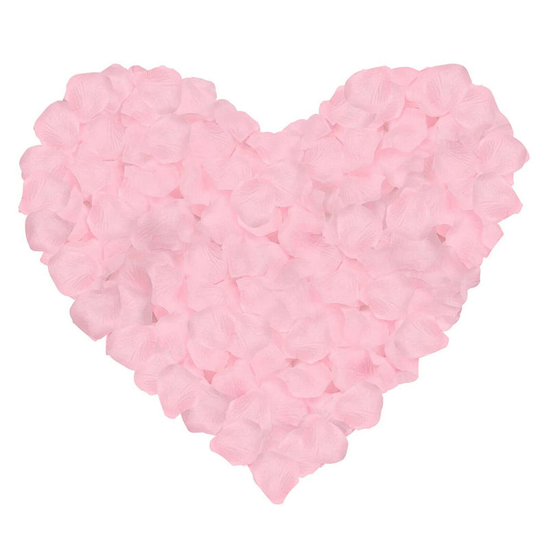 1000PCS Baby Pink Silk Petals Flowers Rose Petal Wedding Event