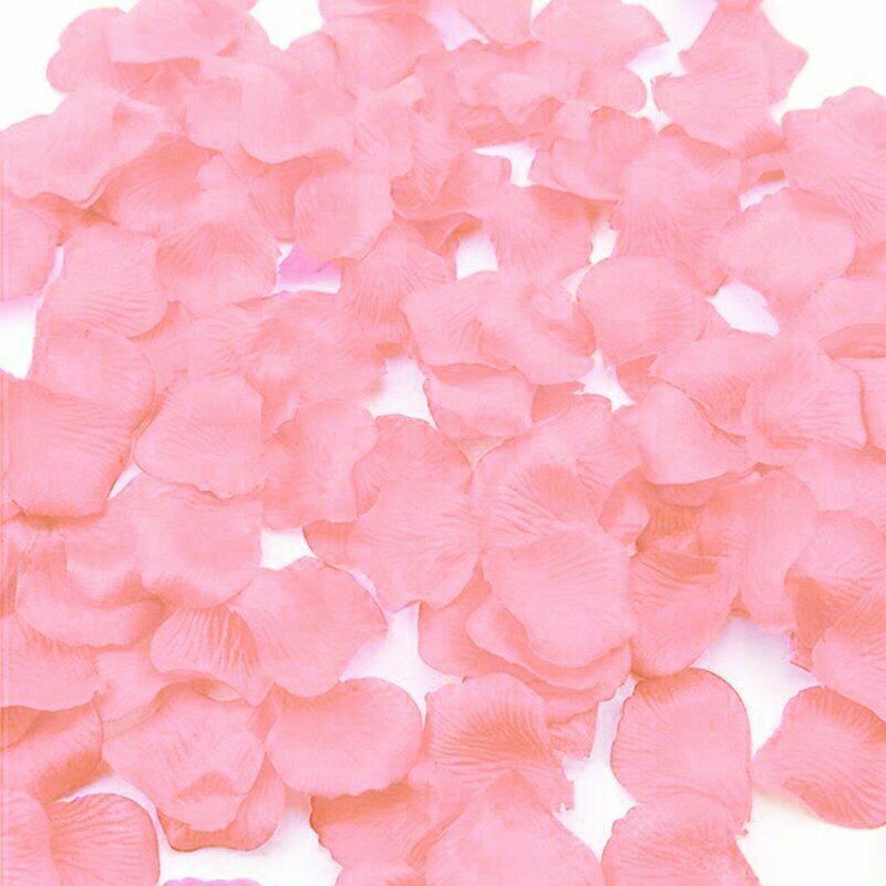 1000PCS Baby Pink Silk Petals Flowers Rose Petal Wedding Event