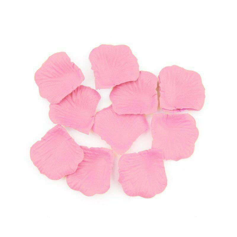 1000PCS Baby Pink Silk Petals Flowers Rose Petal Wedding Event