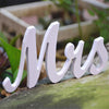 Mr and Mrs Letters Wooden Reception Sign