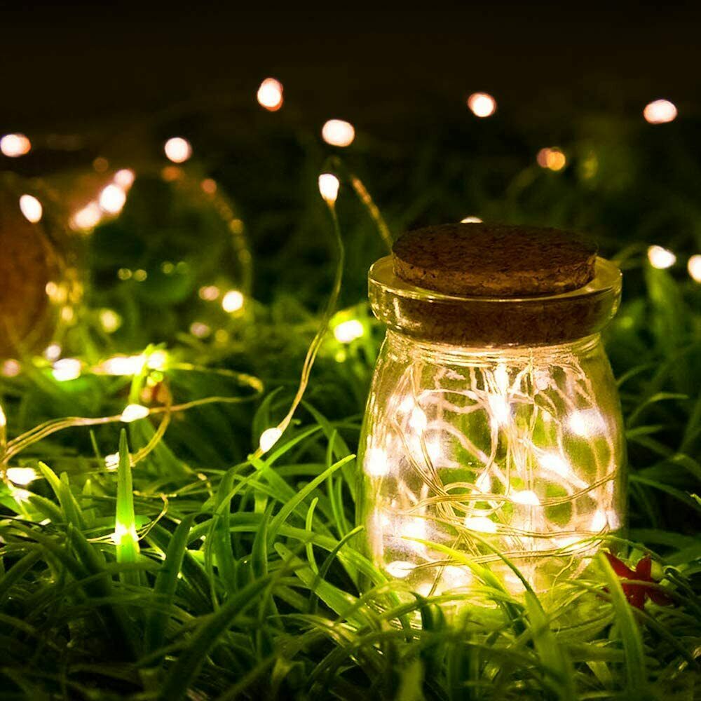 5M-10M Battery Powered Copper Wire String Fairy Lights