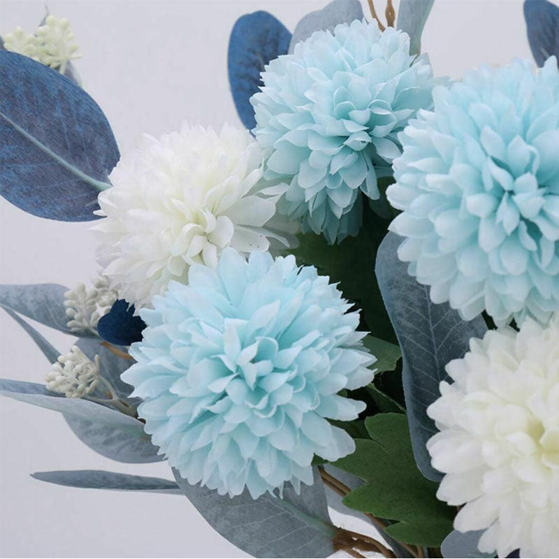 2 Pack-Artificial Flowers Faux Hydrangea Flower Wedding Party Event