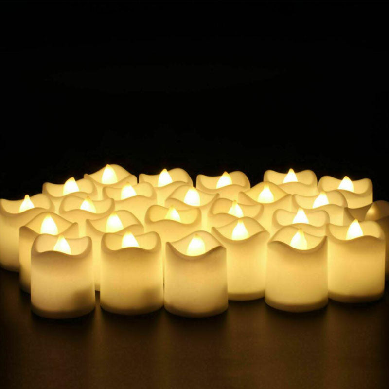 LED Flameless Tea Light Tealight Candle Wedding Decoration Party-24Pcs