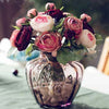 10 Heads Artificial Flowers Silk Bouquet Rose