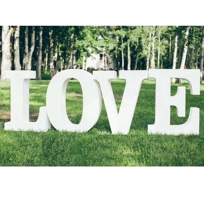 Metal 3D Giant letter Large free standing letters (LOVE)- 93CM