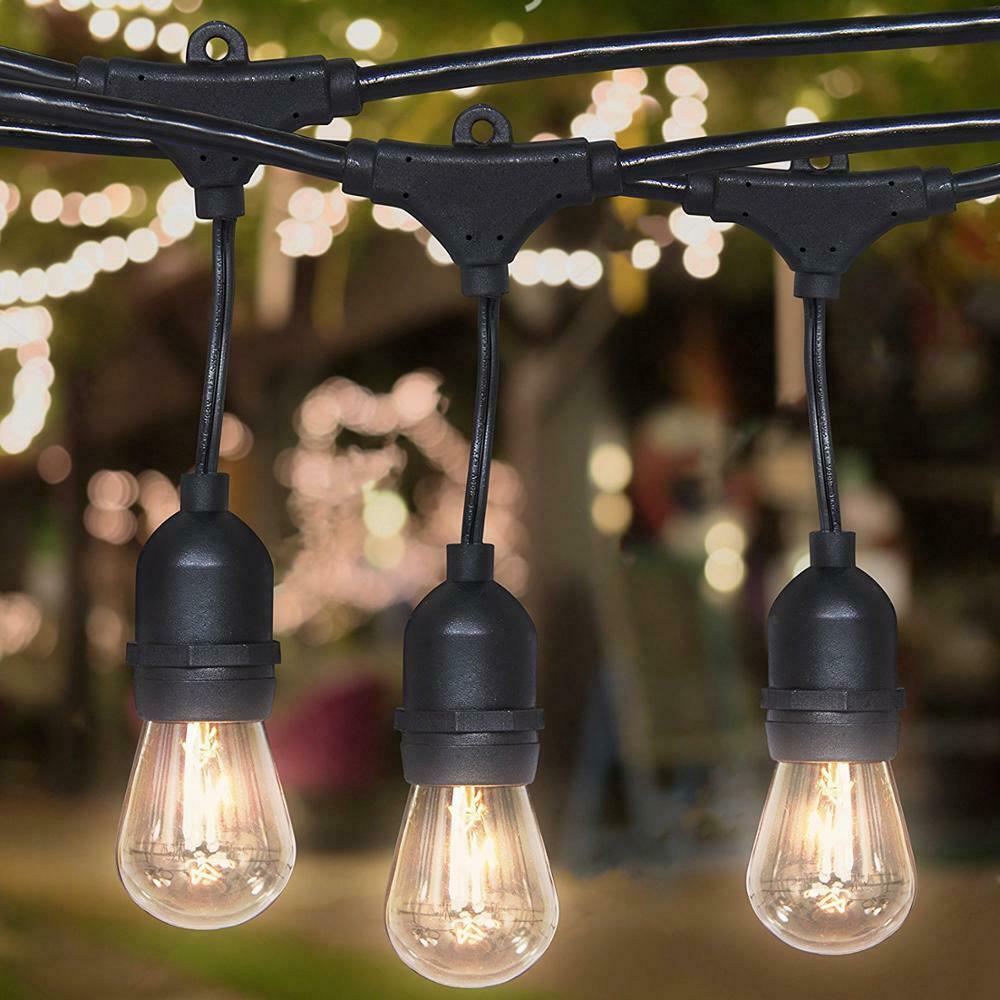 15LED 48FT Solar Power Festoon String Lights