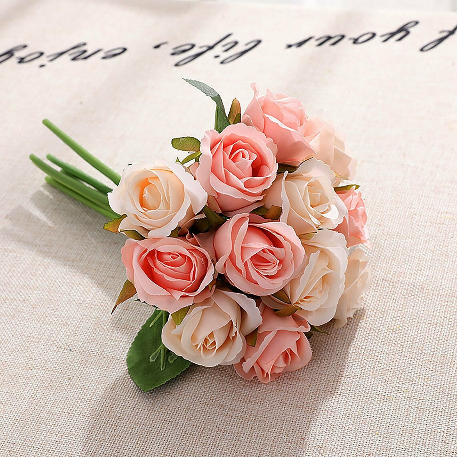 12 Heads Artificial Rose Silk Flower Flowers