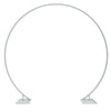 2.4M Round Hoop Arch Backdrop Stand White