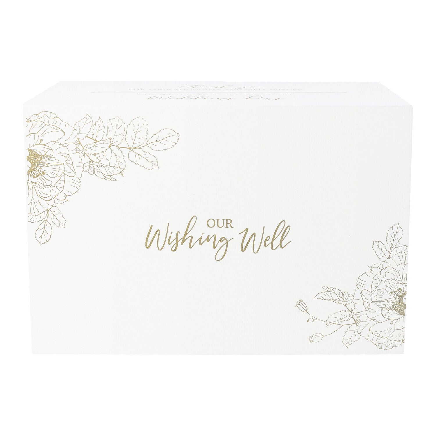 Wooden Wedding Wishing Well Card Box