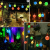 50/100 LED Solar Globe String Lights - Multi-colour