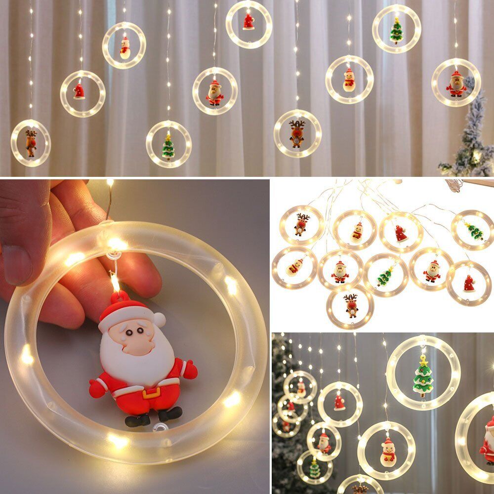 Christmas Santa LED String Light Home Decoration Xmas