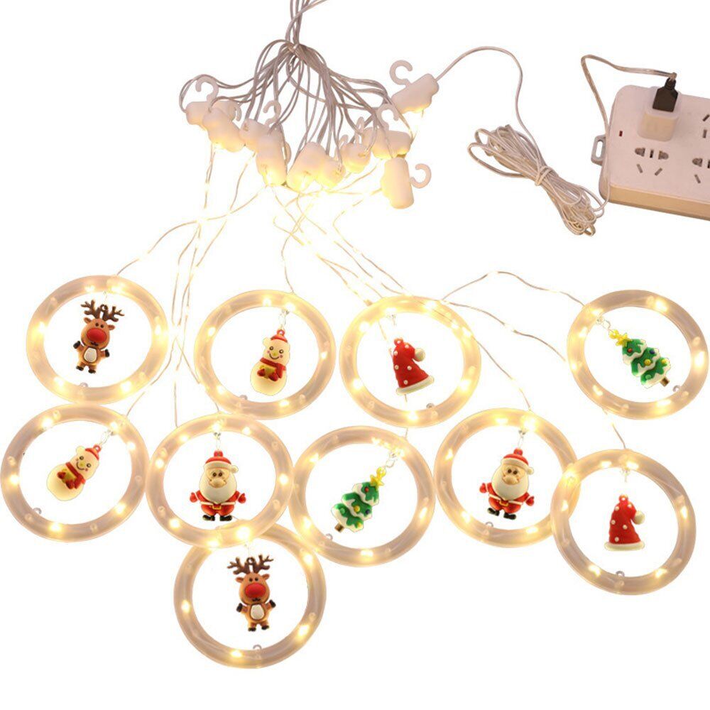 Christmas Santa LED String Light Home Decoration Xmas