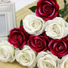 10PCS 51cm Long Stem Artificial Rose Flowers Silk