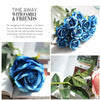 10PCS 51cm Long Stem Artificial Rose Flowers Silk