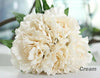 5 Heads Silk Artificial Bouquet Peony Bridal Flower