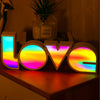 3D LOVE LED Rainbow Neon Sign Lights