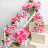 5pcs 2.1M Artificial Silk Sakura Flowers