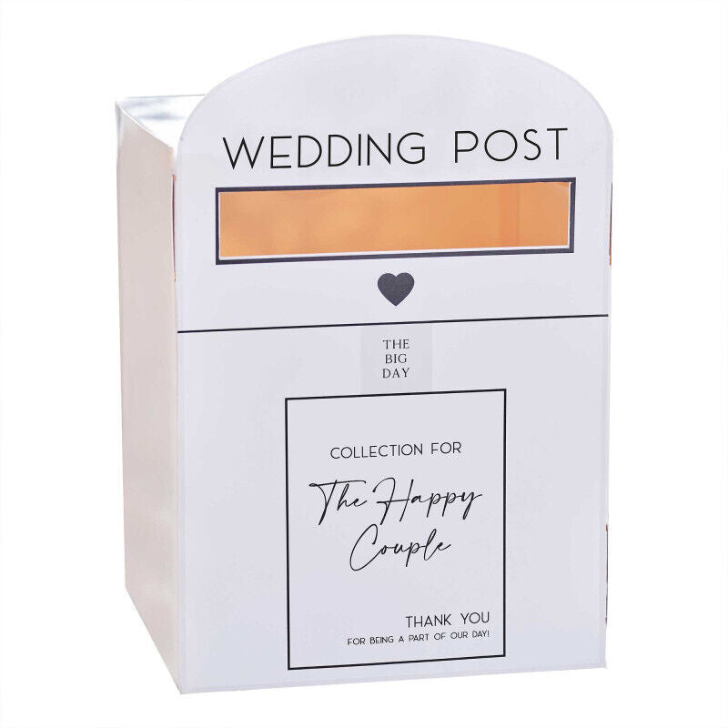 Wedding Wishing Well Card Box Post For Money Gift Holder 30X16X20 cm