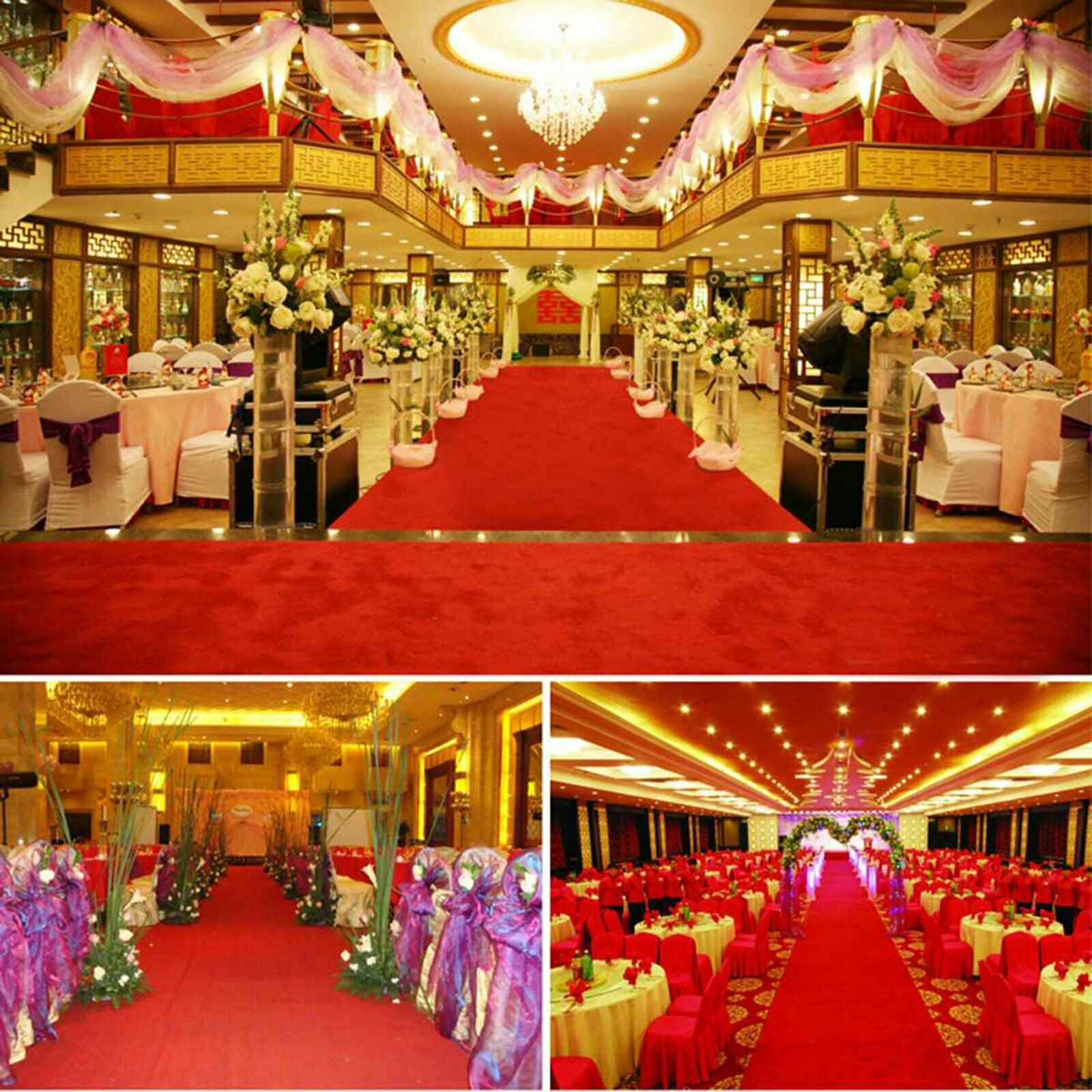 1.2M x 10M RED Carpet Aisle Runner Wedding Party Event Decoration