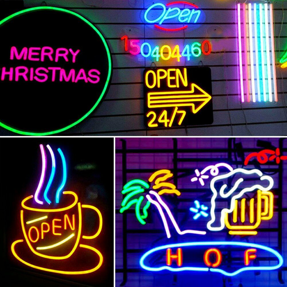 5M LED Neon Strip Light Sign Flexible Rope